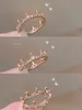 Nuovi anelli da donna alla moda in argento sterling 925 a forma di corona a forma di cuore Anelli originali Pandora Gioielli da sposa Accessori moda