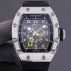 Richa Milles Man Diamond Inlaid Mechanical Mens Watch Wine Barrel Large Dial Personality Full-automatic of the Same Type