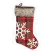 Noël Père Noël Cadeau Chaussettes En Peluche Bas De Noël Avec Corde Suspendue Pour Arbre De Noël Ornement Décorations De Noël 2023 C0726x03