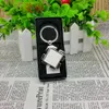 Metal Blank Plain Sublimation buckle ring heat trasnfer printing Blank KeyChain zinc alloy pendant Material284m3278436