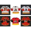 MThr New ECHL Adirondack Thunder 21 MacArthur 24 Ty Loney Uomo Donna Bambini 100% Ricamo Personalizzato Migliore qualità Maglie da hockey economiche Goalit Cut