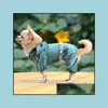 犬のアパレルはペットホームガーデンニューキャットレインコート服子犬グリステンバーフーディー防水レインジャケットドロップ配達2021 fpmcf
