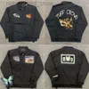 TUFF CROWD Jacket Wolf Dog Head Heavy Industry Embroidered Zipper Jacket W220813