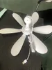 Silent 6 Leaves USB Powered Ceiling Canopy Fan with Remote Control Timing 4 Speed Hanging Fan