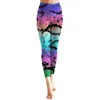 Coloré peau de poisson pêche Sexy Yoga costume Leggings vêtements de sport impression 3D femmes mince Fitness sport costume 220617