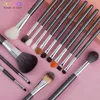 Docolor 15pcs Makeup Brushes Set Starry Gray Foundation Powder Eyeshadow Brush Blending Make up brush Brocha Maquillaje 220514