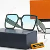 2022 Square Solglasögon Kvinna Luxury Lady Brand Travel Overdimensionerad barock Rektangel Kändis Solglasögon Vintage Retro Oculos Lunette de Soleil