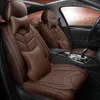 Bilstol täcker rött utsökt enkelt 5 Sit for Woman Auto Parts Protection Safety Multi-Model High Quality Cortex Sportscar