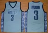 Georgetown Hoyas Allen Iverson College Basketer Collaber University #3 Allen Iverson Bethel High School Basketnys Stitched S-XXL