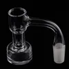 DHL 원활한 TERP 슬러퍼 자동 스피너 연기 2PCS TOURBILLON/ DAB RIG WATE GLASS BONT 파이프를위한 스피닝 공기 구멍이있는 Edge Quartz Banger