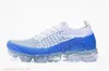 2022 Designer Vapores Freizeitschuhe fliegen 2.0 Strick 3,0 Kissen Herren Laufschuhe Klassische Dreifachschwarze Metallic Gold Zebra Segel Oreo Sapphire Blue Sport Trainer Sneaker