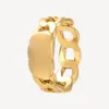 Belofte ring voor vrouw vintage ringen voor man sieraden dames sieraden Bague Femme Letter sieraden Bijoux De Luxe Design Jewelries Anillos Man Anello Lusso Schmuck