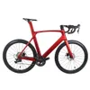 Chrom Red Paint Disc Brake Road Complete Bike TT-X34 Cabo interno completo 22 Velocidade com Ultegra R8000 Grã-Rodinho de Carbono