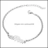 Link Chain armbanden sieraden olifant vlinder armbanden Animal Link Bracelet vrouwelijke roestvrij staal voor vrouwen Accesso D4B