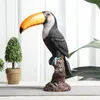 Dekorativa föremål Figurer American Creative Toucan Decorations Simulation Animal Living Room TV Cabinet Home Furnishings Nordic Wine DE