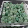 Pierre 9X1M Perles De Cristal Naturel En Forme De Citrouille Rose Blanc Vert Orange Perforé Lâche Perle Diy Fabrication De Bijoux Acc Dhseller2010 Dvu