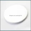 昇華空白セラミックコースターDIYギフト高品質の白いコースター熱伝達印刷カスタムA02ドロップ配信2021マットパッドタブ
