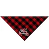 Christmas Dog Bandanas Triangle Bibs Print Pattern Design Ordin Tree Gift Gift Stocking Stocking Pet Scarf Soft Pet Neckerchief pour le nouveau 7602165