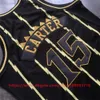 Klasik Retro Otantik Nakış 1998-99 Basketbol 15 Vince Carter Jersey Retro Tracy 1 McGrady Jersey Mor Beyaz Gerçek Dikiş Nefes Alabilir Spor All-Star 2004