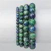 Beaded Strands Multicolor Round Armband Natural Stone Jaspers Lapis Lazuli Agates Armband 4-10mm män Kvinnor Classic Jewelrybeaded Lars22