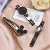 Pu Love Heart Round Four-leaf Clover Shape Bbay Girls BB Hairpin Fashion PU Children's Lovely Mini Duck Beak Clip Bobby Pin Female Party Birthday Barrettes T305FGX
