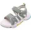 Unisex barnskor för tjej sandaler barn strand pojkar mode mesh sandal prinsessor skola sportskor 3 5 6 7 8 9 10 11 12 år G220523