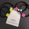 Bloco acrílico clássico C ELASITC BAND Fashion Hairtie Classic Hairrope Party Gift Hair Rope Acessórios com cartão de papel