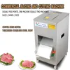 Multifunctional Double Cutter Meat Mincer Machine Grinder Commercial Cabinet Microtome Electric Shredding Vegetable Stainless Steel