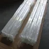 Duş perdeleri 12pcs 25x25x1000mm akrilik kare çubuk net ekstrüde plastik çubuk ev led dekor akvaryum perspeks mobilya ışık