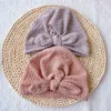 M475 baby Baby Bowknot Hat Caps Beanie Warm Soft Cap Kids Babies Knot Tulband Hoeden