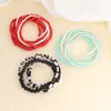 6pcs/set Fashion Multilayer Small Beads Bracelets & Bangles Set Pulseras Mujer Colorful Bohemia Bracelets for Women Gift