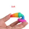 Plug Anal en Silicone multicolore, jouets sexy pour adultes, pour femmes et hommes, boutique électronique Gay, 3 pièces/ensemble
