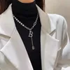 Hänghalsband designkänsla mikroinställning zirkon koppar bokstav b halsband 2022 klassiska smycken för kvinnor party mode accessoarespendan