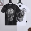 T-shirt Plein Bear T-shirt Round Neck SS Skull Strass Uomini T-shirt classici di alta qualità Hip hop streetwear Tshirt Casual Top Tees PB 16639