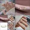 Bandringen sieraden s925 sterling sier vergulde 14k gouden smaragd ring dames nieuwe mode opening ins geavanceerd sense afdex vinger unieke drop de