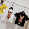 ファッション子供服男の子女の子 Tシャツデザイナー子供 Tシャツベビーキッズ高級ブランドトップ Tシャツクラシックレタープリント服 Su238Q