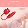 Vuxna leksaker rose vibrator massager leksak onani stark klitoris suger med boll vibrerande ägg g spot dildo klitoris stimulator