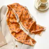 Print Silk Skinny Ribbon Scarf Women Luxury Hair Hand Bag Wrist Foulard Neck Tie Female Headband Bandana 110 13cm Scarves