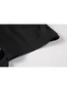 Женские блузкие рубашки модная рубашка летняя готическая черная черная печать ретро -рукав из рукава Persontity Blous
