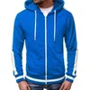 Automne Hiver Nouveaux Hommes Hoodies Sweat Casual Solid Zipper Cardigan À Capuche Sweats Hommes Slim Sweat À Capuche Streetwear M-3XL L220704