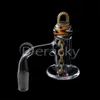 2 stijlen roken accessoires naadloze spiraalvormige blender quartz banger heldere blender nagel met glazen terenketens voor dab rigs water bongpijpen