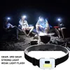 5 couleurs fournitures de fête Mini 3W COB LED lampe frontale 3 modes étanche phare tête lampe de poche torche pour le camping en plein air cyclisme escalade randonnée pêche travail