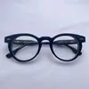 Moda Occhiali da sole Cornici Designer giapponese Marca Occhiali da vista rotondi in acetato fatti a mano Montatura per uomo Occhiali da vista miopia stile retrò vintage Prescr