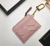 Großhandel Designer Damenkartenhalter Männer Mini Kurzer Leinwand Brieftasche Fall Geldbeutel gesteppt echtes Lederverstaat Herren Schlüsselkette Kreditmünze