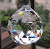 Yeni harika asılı 20mm çapında berrak kristal kolye top küre prizma ara parçaları ev düğün cam lamba avize dekorasyon