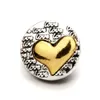 Metal heart star tortoise Shape Snap Button Clasps Jewelry findings 18mm Metal Snaps Buttons DIY earrings Necklace Bracelet jewelery ACC