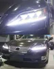 2 adet Araba Kafa Işıkları Lexus ES350 2006-2012 LED FARLAR ES240 ES300 DRL Sinyal LED ampul