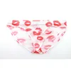 Underpants Men Lips Print Elephant Nose Brief Mesh See-Through Underwear Sexy Briefs Panties Long Penis Erotic LingerieUnderpants