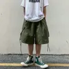 Sommer Herren Cargo Shorts Lose Hip Hop Harajuku Gerade Streetwear Bermuda Masculina 220715