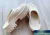 Designer Jerry kvinnors sandaler med medelhöga klackar tofflor high end transparent material mode sexiga strandskor